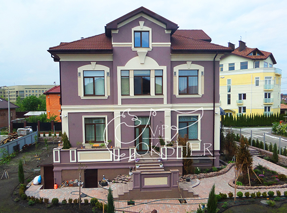 фасадный декор без трещен